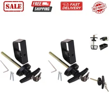 6½" T-Handle Lock Shed Door Handle with Lock Shed t Handle Lock Shed Door Lat...