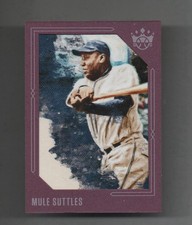 2020 Panini Diamond Kings - Mule Suttles #7 Plum Frame Newark Eagles HOF