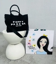 POPPY PARKER FASHION Sweet Sixteen EVENT CANVAS TOTE BAG & SHOPPING BAG 🖤 🌸