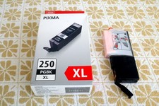 New Genuine Canon CLI-251XL and PGI-250XL Ink Cartridges Black Lot of 2