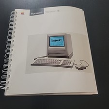 Macintosh SE Owners Guide Manuals for Apple Computer - 030-1337-A Spiral Bound
