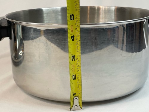 REVERE WARE 4,5 Quart Edelstahl dreilagige Scheibe Suppentopf mit Deckel - Bild 23 von 24