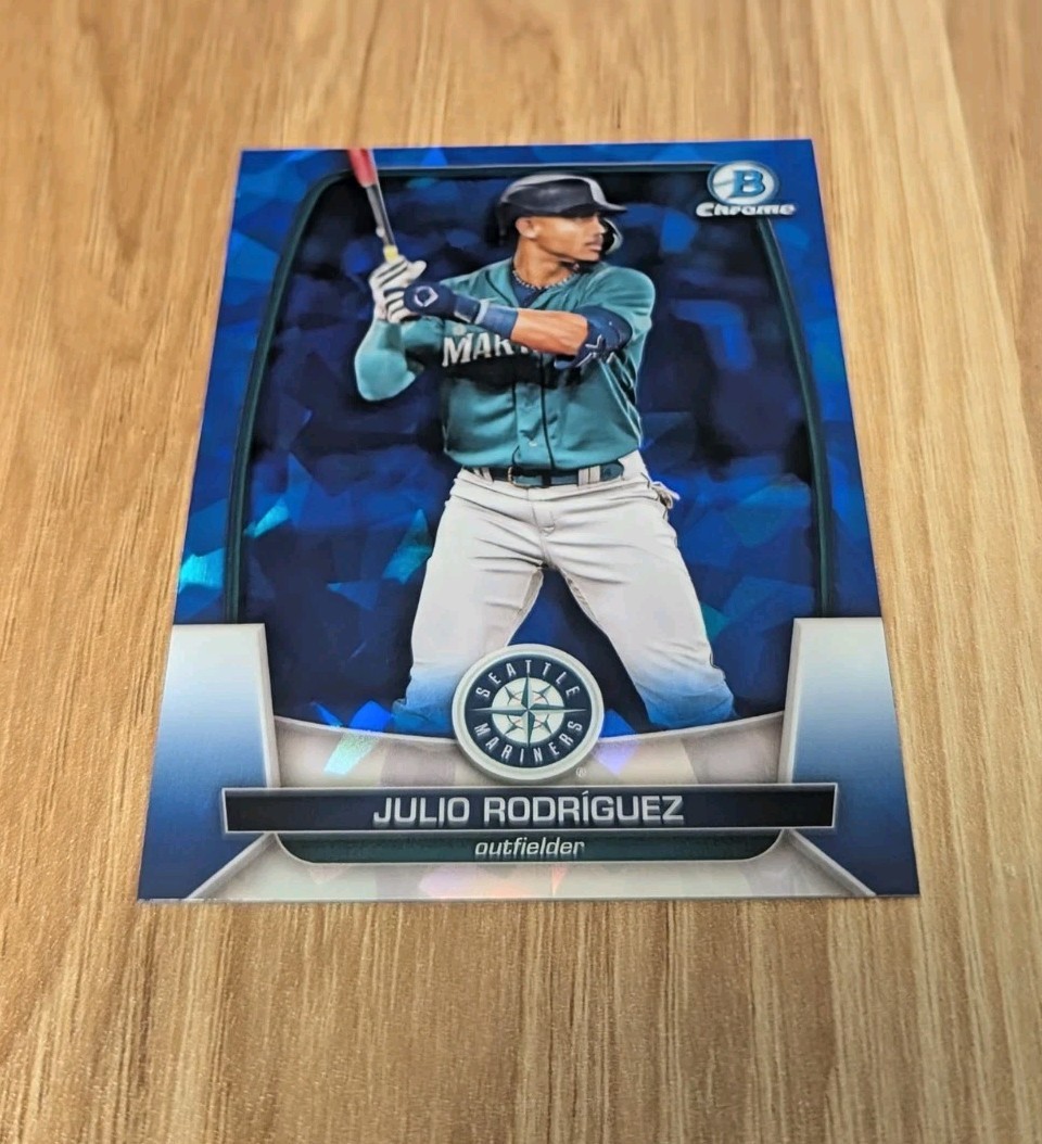 2023 Bowman Chrome Sapphire Baseball Julio Rodriguez #81 Mariners
