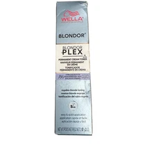 Wella BlondorPlex Permanent Cream Toner Ultra Cool Booster /86 w/Stylist advice 