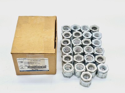 Box Of 25 THOMAS & BETTS 675 1/2'' Erickson Coupling For Rigid Conduit