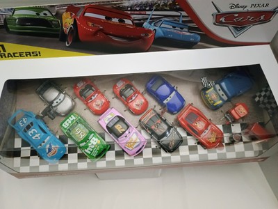 Disney Cars Piston Cup 11-pack 1:55 Scale Toupe Chick King Mia Tia