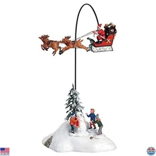 Lemax Santa Claus is Coming to Town Figurine with 4.5V Adapter - Model #54353