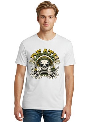 Death(1) Mens Graphic Tee,100% Cotton,Casual Summer Wear