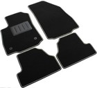 Set 4 Tappetini auto Opel Mokka dal 2012-2016 , Opel Mokka X  Moquette Neri anti