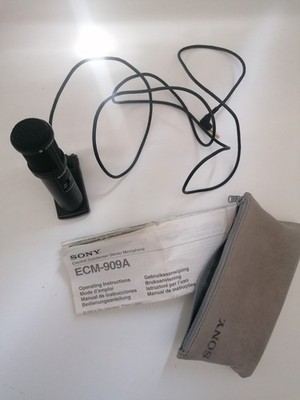 Sony Stereo Mikrofon ECM-909A Schwarz