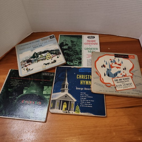Vintage Christmas Vinyl Lot, 45s