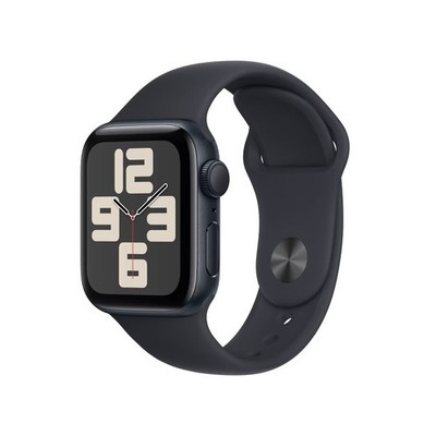 Apple Watch SE 2nd Gen (GPS) 44mm Aluminum Case with Midnight Sport Band - M/L