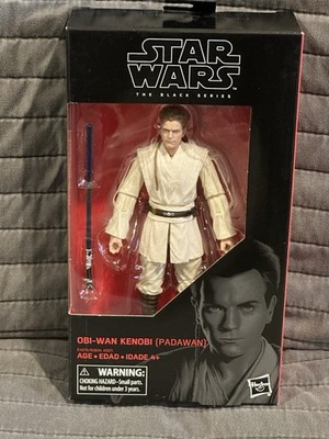 STAR WARS BLACK SERIES OBI WAN KENOBI PADAWAN #85 6  ACTION FIGURE NIP