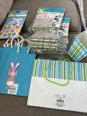 Lot Of Easter Treat Boxes  (40)  8 Small Treat Bags  