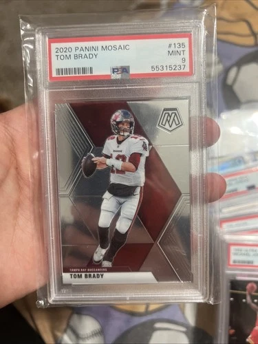 2020 Panini Mosaic Tom Brady #135 Mint PSA 9