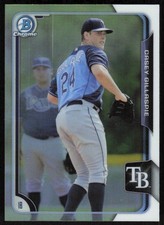 2015 Bowman Draft Chrome REFRACTOR #4 Casey Gillaspie   - FREE SHIPPING