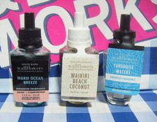 Bath Body Works Wallflower Plug Refills 3 Tropical Scents New 61/242