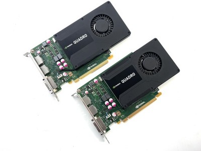 2x NVIDIA Quadro K2000 GPU/Graphics Card