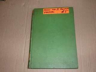 FACTORY MANUAL AUSTIN MORRIS MINI RESTORATION MAINTENANCE COOPER HORNET ELF