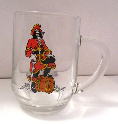 NEW CAPTAIN MORGAN PIRATE COFFEE COCKTAIL GLASS MUG ~ HOT SPICED RUM DRINK