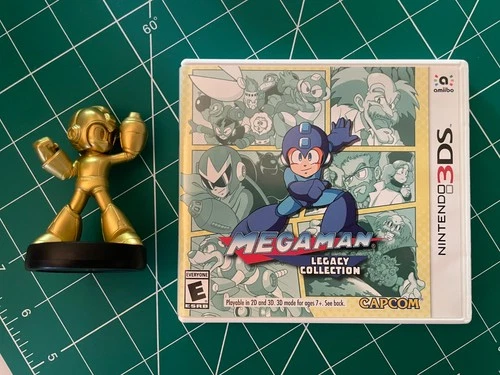 Mega Man Legacy Collection (Nintendo 3DS) Complete w/Amiibo & Extras NO BOX