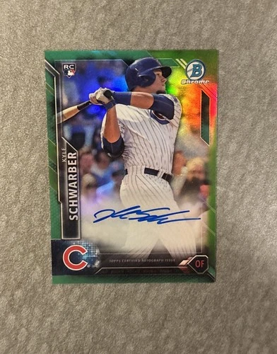 2016 Bowman Chrome Kyle Schwarber RAW