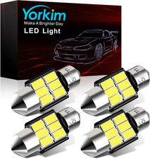 De3022 Led Bulb Super Bright De3175 Festoon Bulbs White Error Free Canbus 6-smd