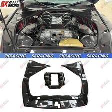 For 09-24 Nissan Gtr R35 Dry Carbon Fiber Front Engine Inner Cover Protector Kit For 09-24 Nissan Gtr R35 Dry Carbon Fiber Front Engine Inner Cover Protector Kit