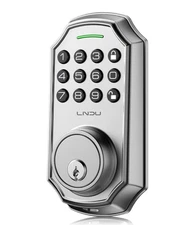 Keyless Entry Door Lock with 100 Codes, Electronic Keypad Lock for Front Door
