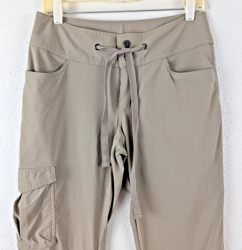 Columbia sz 6 Short City Slikerz Roll Tab leg Pants thin hiking 1130 — 第 2/4 张图片