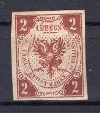 Lübeck 3 ungummiert * MH 35EUR (81180