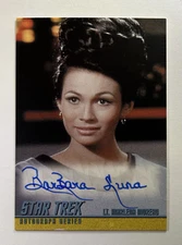 Star Trek TOS 40th Anniversary  Autograph card A162 Barbara Luna Marlena Moreau