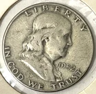 1952 United States Franklin Half Dollar