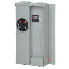 200 Amp 4-Space 8-Circuit BR Type Main Meter Breaker Load Center Panel