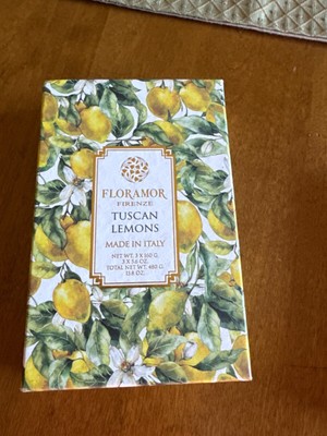 Floramor Firenze Tuscan Lemons 3 Piece Gift Pack Soap made in Italy