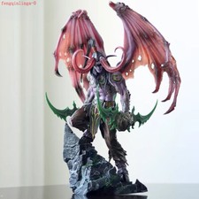 Demon Hunter Illidan Stormrage Figure LED Statue Model Collection Toy Gift 35cm