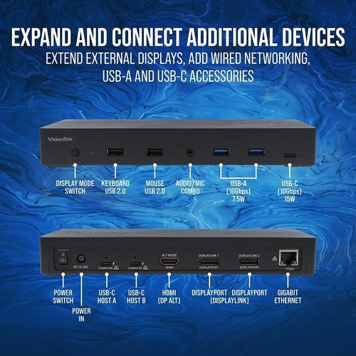 VisionTek - VT4950 KVM-Dockingstation - 901520 - Bild 8 von 10
