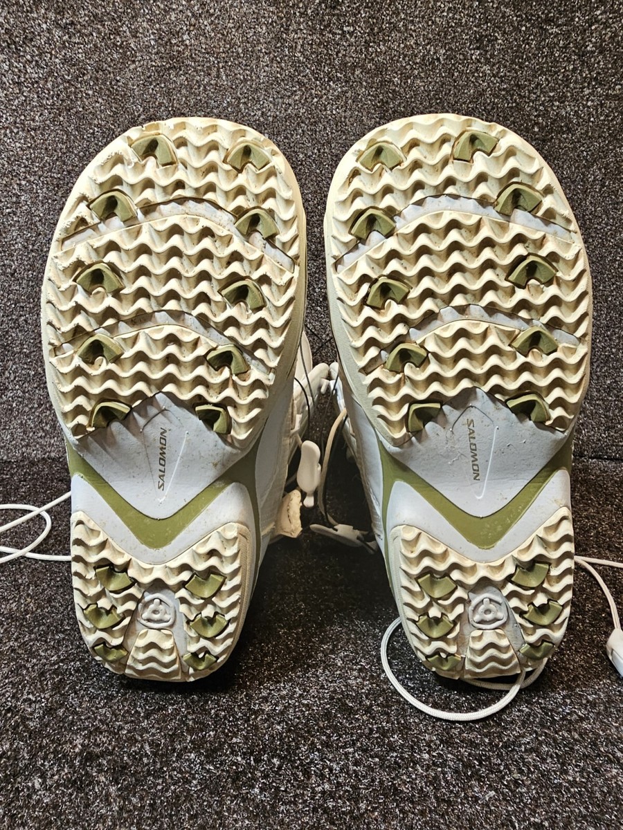 SALOMON Kiana White Womens Snowboard Boots Size 7.5 Zone