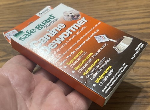 MERCK Safe-Guard Canine Dewormer Three 1g Powder Pouches 10+ LBS Dog  EXP: 11/25 - Picture 7 of 12