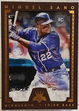 2016 Diamond Kings Baseball Bronze Framed #143 Miguel Sano RC Minnesota Twins