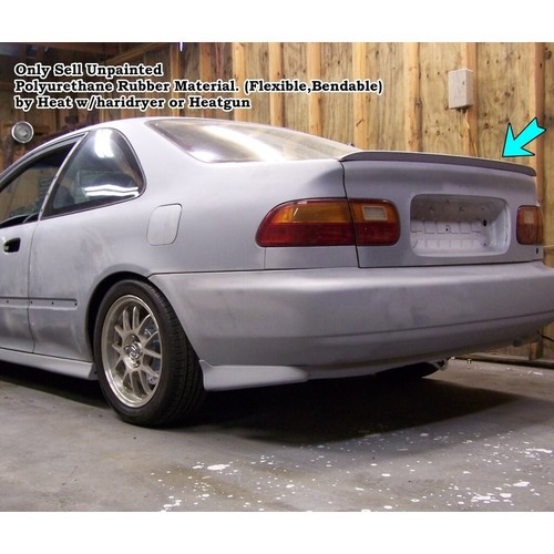 DUCKBILL 284F Rear Trunk Spoiler Wing Fits 1992~1995 Honda CIVIC Sedan Coupe - Picture 2 of 10