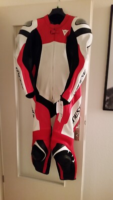 motorrad lederkombi dainese Assen 2 einteilig Gr. 50