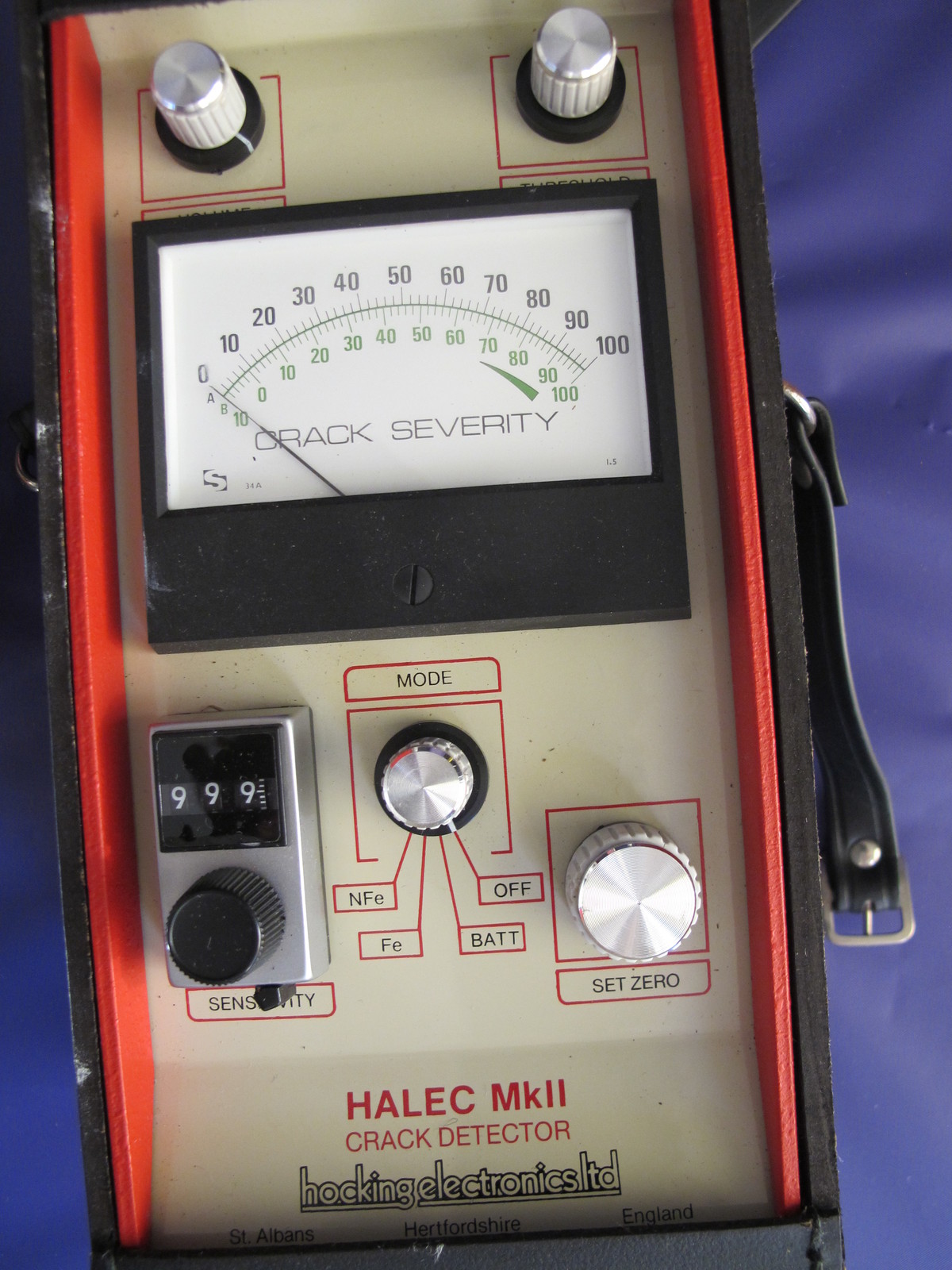 HOCKING ELECTRONICS HALEC MkII CRACK DETECTOR SYSTEM WITH 9 PROBES 