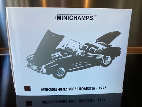 MERCEDES-BENZ 300 SL ROADSTER 1957 SCALE 1/18 MINICHAMPS - Foto 14 di 18
