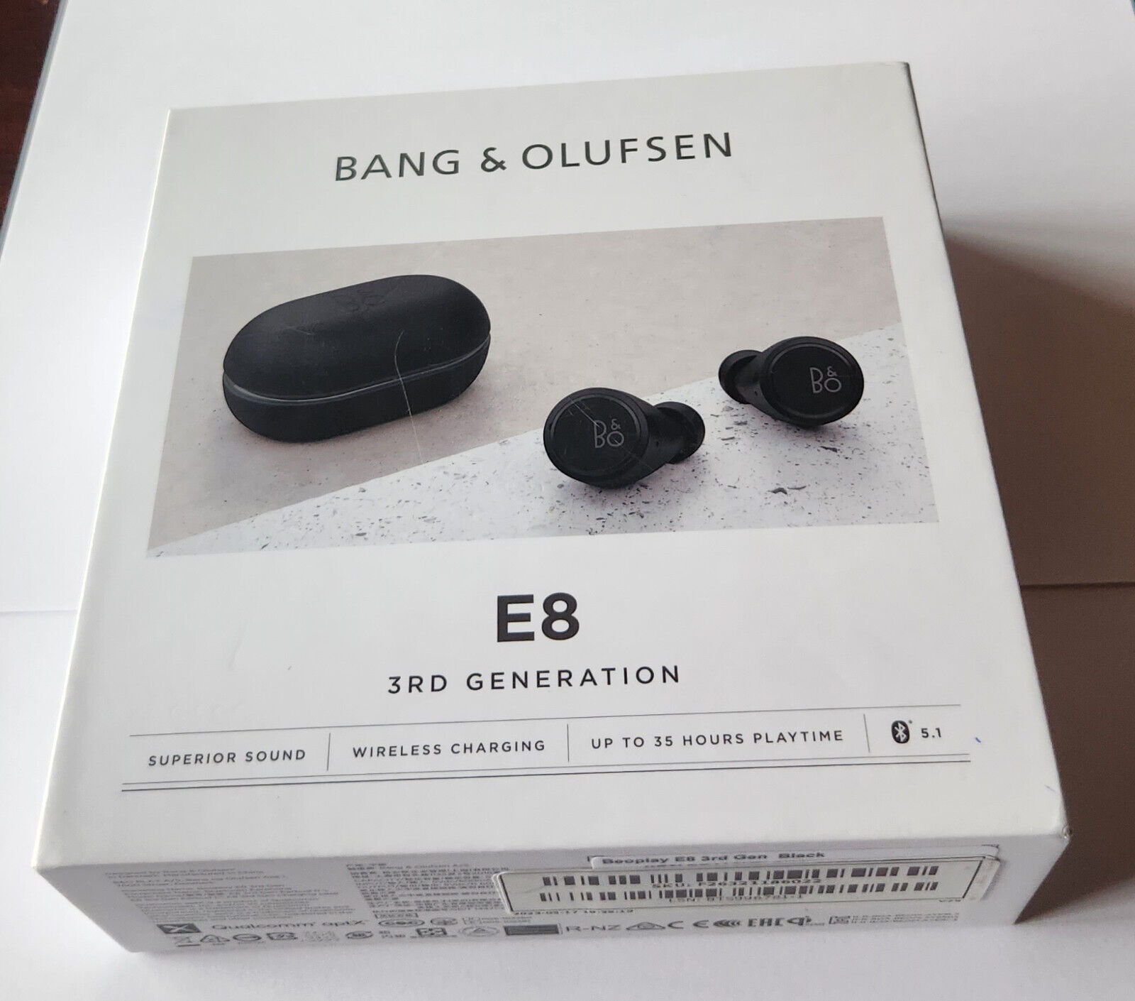 NEW Black Bang & Olufsen B&O Beoplay E8 3rd Gen Wireless