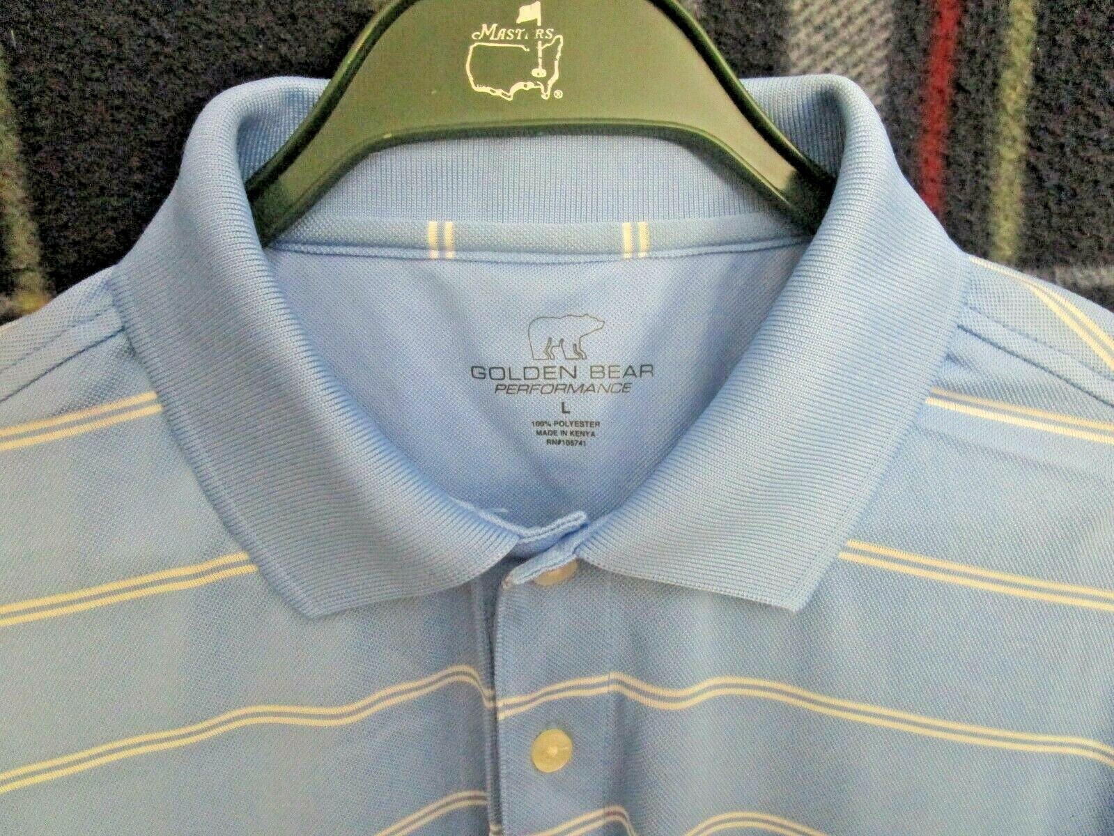 GOLDEN BEAR Shirt Golf Polo Jack Nicklaus Short… Gem