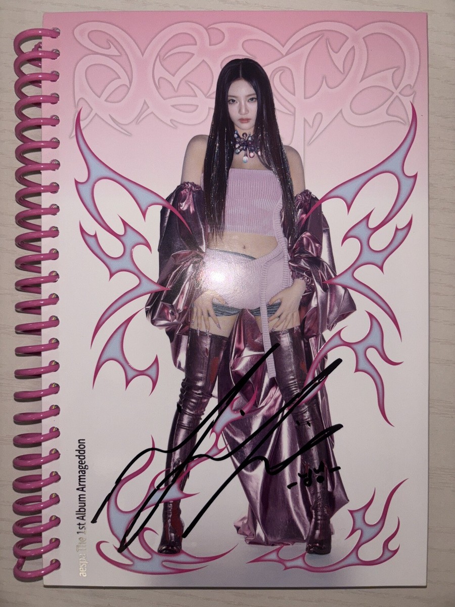 aespa [Armageddon] NingNing Autographed Signed Album | eBay