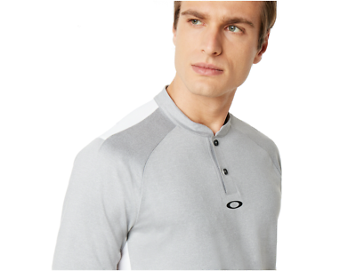 Oakley Ergonomic Evolution Men's Polo Golf Shirt-Sz:S,CL:Granite