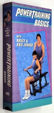 POWER TRAINING BASICS w/ BRUCE & KRIS JENNER 1995 Out OF Print Vintage VHS Tape