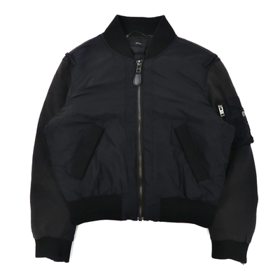DIESEL MA-1 Flight Jacket S Black Nylon | eBay